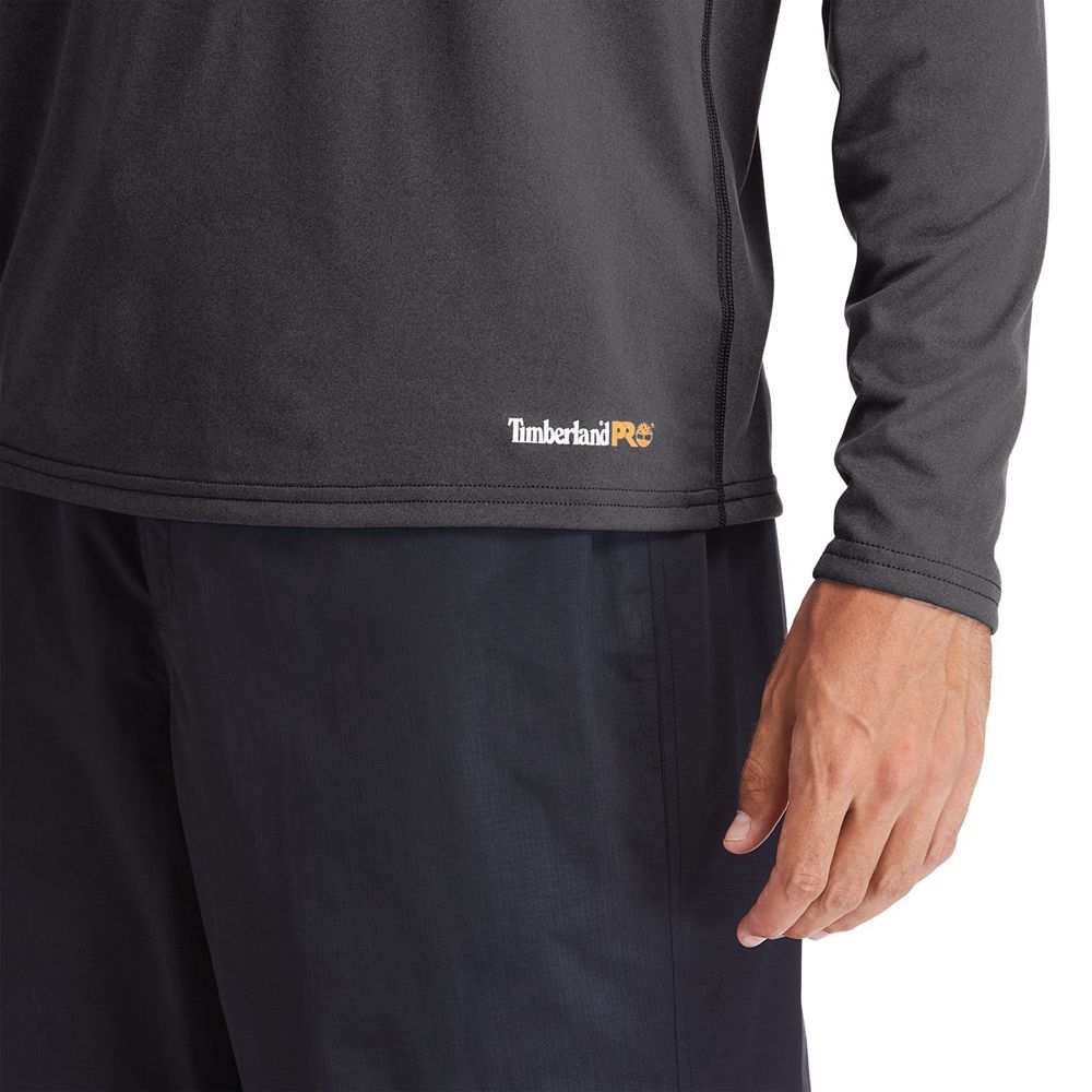 Camisetas Timberland Hombre Pro® Wicking Good Sport Long-Sleeve Gris Oscuro - Chile RCQ-931752
